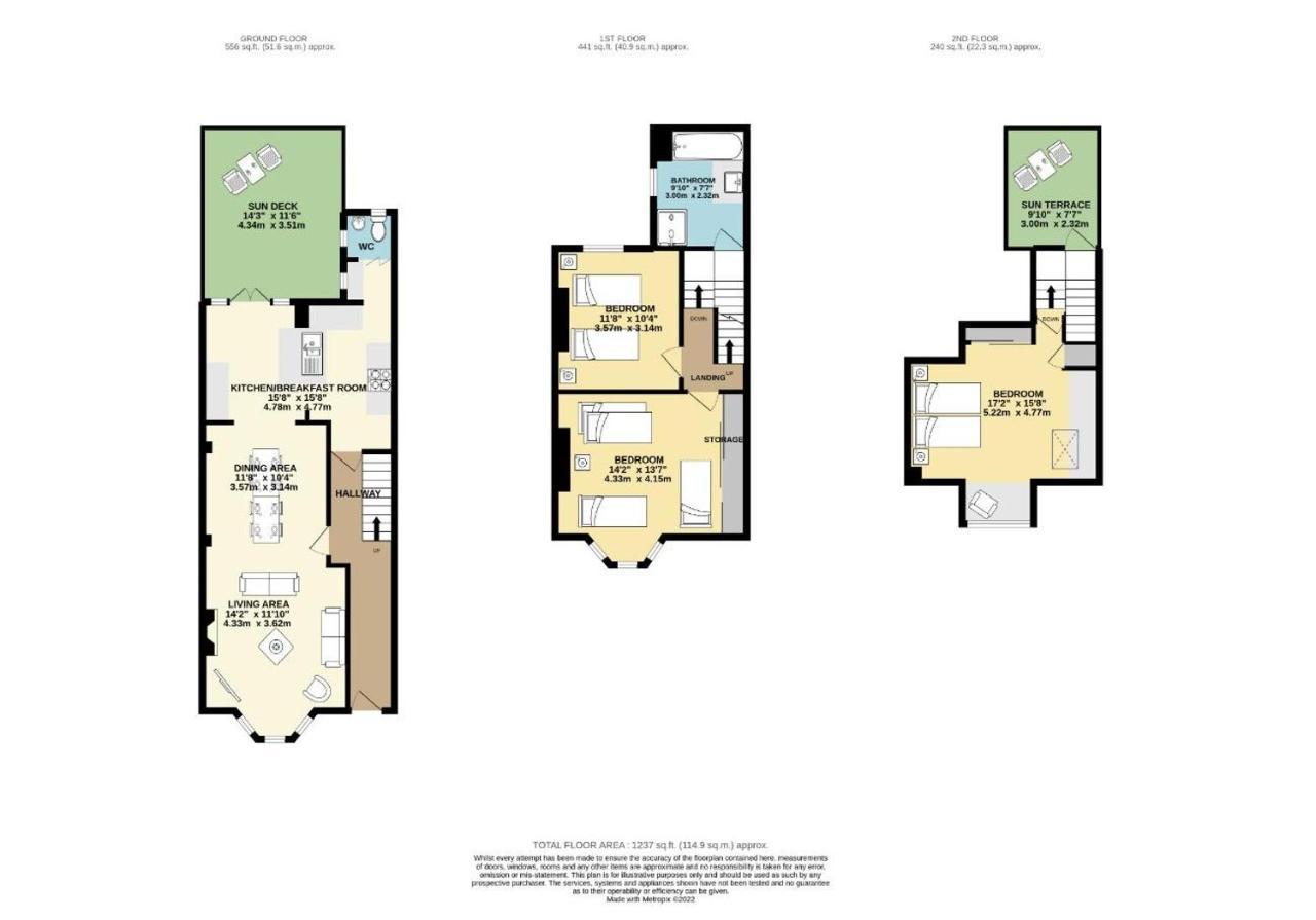The Townhouse By My Getaways Free Parking Villa Brighton Ngoại thất bức ảnh